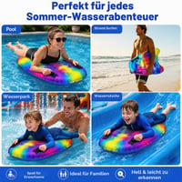 Placă de surf gonflabilă FainFun pentru copii și adulți, bodyboard cu mânere, saltea de apă, placă de înot pentru plajă și piscină, portabilă 6