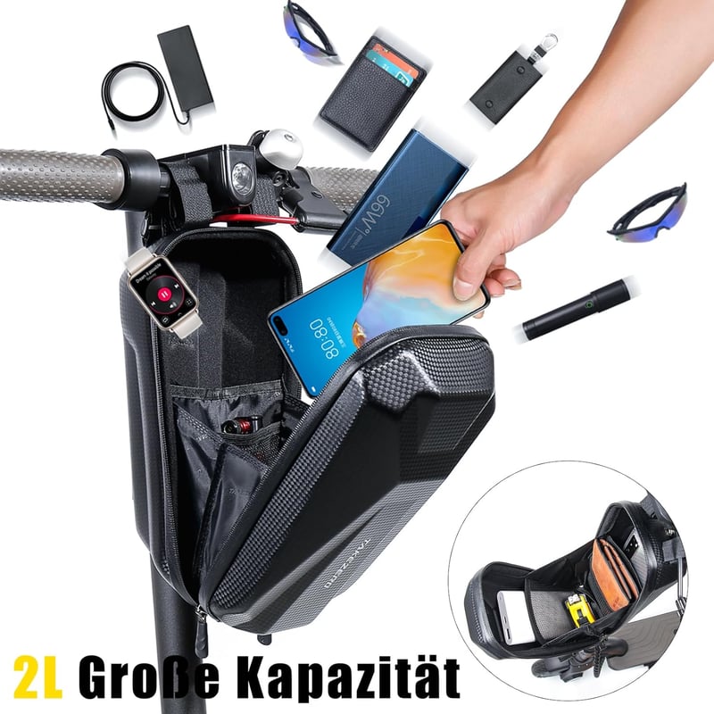 Faireach Elektromos Roller Táska Vízálló Első Csatornás Táska EVA Kemény Sáv