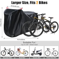 Husă pentru bicicletă Faireach, impermeabilă și rezistentă la rupere, cu orificiu pentru antifurt și sac de depozitare – Protecție împotriva intemperiilor pentru biciclete și e-bike-uri împotriva ploii, zăpezii și radiațiilor UV 5