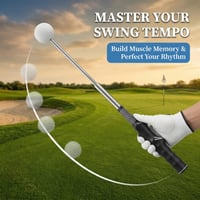 FAIREDEAR Trener za golf swing, pomagalo za vježbanje hvata za dešnjake s povratnom informacijom u obliku klika, sklopivo za unutarnju i vanjsku upotrebu 7