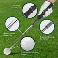 FAIREDEAR Trener za golf swing, pomagalo za vježbanje hvata za dešnjake s povratnom informacijom u obliku klika, sklopivo za unutarnju i vanjsku upotrebu 6