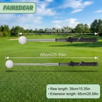 FAIREDEAR Trener za golf swing, pomagalo za vježbanje hvata za dešnjake s povratnom informacijom u obliku klika, sklopivo za unutarnju i vanjsku upotrebu 5