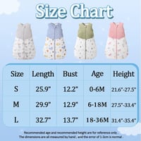 Fairy Baby 1.5 Tog Pamut Hálózsák 84 cm Fiúknak és Lányoknak 7