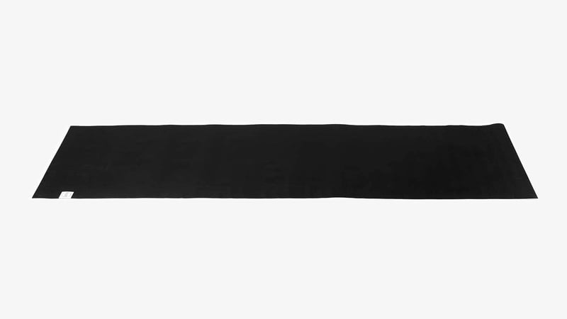 Fajers Utazó Jógaszőnyeg Fekete 180x61cm Csúszásmentes Ökológikus