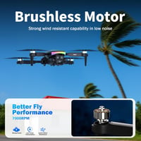 FAKJANK 1080P kamerás FPV dron LED világítással, WiFi, magasságtartás, kezdőknek 6