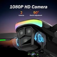 FAKJANK F417PRO Drón 1080P Kamerával, Kettős Lencse, LED, Optikai Áramlás, Kezdőknek 2