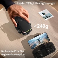 FAKJANK Kezdő Drón 1080P HD Dupla Kamerával - LED Csíkkal, 90° Állítható, Optikai Érzékelő, Cserélhető Akkumulátor, Applikációs Irányítás, G 6