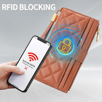 FALAN MULE női pénztárca RFID védelemmel, valódi bőr, 12 kártyatartó 3