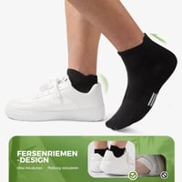FALARY Bambusové členkové ponožky unisex 6 párov čierne veľkosť 43-46 priedušné antibakteriálne krátke športové bežecké ponožky 4