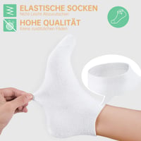 FALARY Ponožky Sneaker pánske a dámske z biobavlny, 12 párov, unisex členkové ponožky, športové, nízke 4