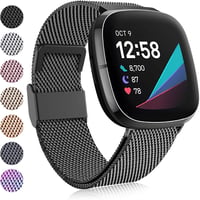 Faliogo Rozsdamentes Acél Szíj Fitbit Versa 3/4/Sense/Sense 2 Órához - Mágneses Záródás, Állítható Méret, Többféle Színben, Férfiaknak és Nő 1