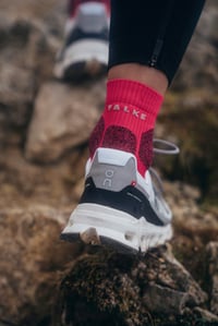 Șosete de alergare pentru femei FALKE RU Trail Grip, anti-bășici, albastru Fiji, mărimea 39-40 (EU), amortizare medie, 1 pereche 3