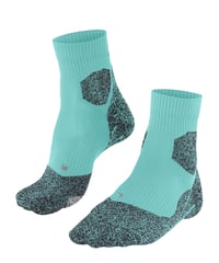Șosete de alergare pentru femei FALKE RU Trail Grip, anti-bășici, albastru Fiji, mărimea 39-40 (EU), amortizare medie, 1 pereche 1