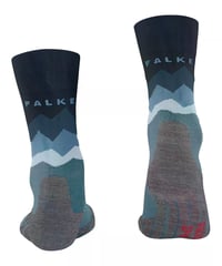 Șosete de drumeție pentru bărbați FALKE TK2 Explore Crest - albastru (Blue Steel), mărimea 42-43, amortizare groasă, antibătătură, lână 2
