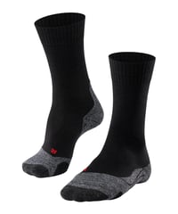 Șosete de trekking pentru bărbați FALKE TK2 Explore - Negru-Mix, mărimea 42-43 (EU) - amortizare groasă, antibulă, lână 1