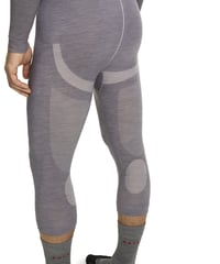 Colanți funcționali 3/4 pentru bărbați FALKE Wool-Tech Light - gri (Grey-Heather), mărimea M, lână merinos cu uscare rapidă 8