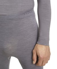 Colanți funcționali 3/4 pentru bărbați FALKE Wool-Tech Light - gri (Grey-Heather), mărimea M, lână merinos cu uscare rapidă 7