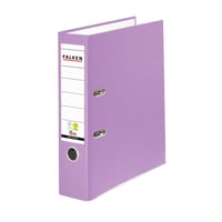 FALKEN PP-Color registrator 8 cm širina hrpta A4 3 komada pastelne boje tirkizna ljubičasta boja lososa veganski plastični omot Njemačka 4