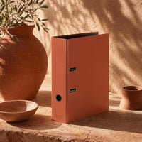 Zakladač FALKEN Pure Earth, šírka 8 cm, formát A4, terakotová prírodná farba, kancelárske šanóny 2