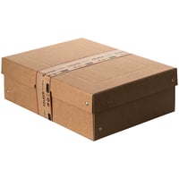 Kartonová archivačná škatuľa Falken PureBox Nature, DIN A4, výška 100 mm, hnedá 2