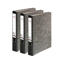 FALKEN Recycling šanón 3 ks - 5 cm úzky, DIN A4, čierny chrbát 1
