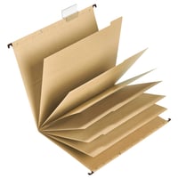 Dosar cu șină Falken UniReg DIN A4, cu deschidere laterală, din carton reciclat, culoare maro, pentru personal și proiecte, certificat Blue Angel 2
