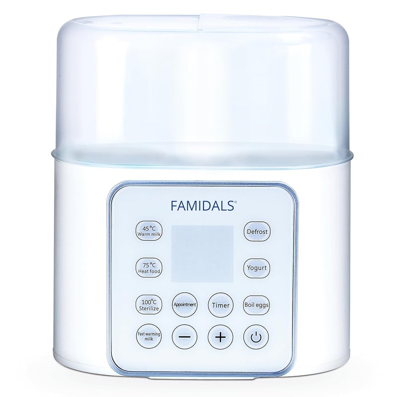 Famidals 6 az 1-ben elektromos cumisüveg melegítő és sterilizáló készlet