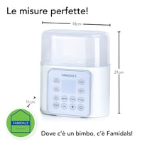 Famidals 6 az 1-ben elektromos cumisüveg melegítő és sterilizáló készlet 6