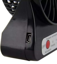 Nabíjateľný stolový ventilátor v tvare palmového listu s USB napájaním, 3 rýchlosťami, prenosný mini ventilátor na doma aj do kancelárie, na vnútorné aj vonkajšie použitie 3