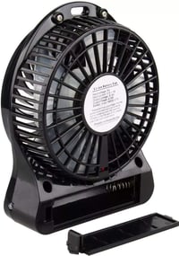 Nabíjateľný stolový ventilátor v tvare palmového listu s USB napájaním, 3 rýchlosťami, prenosný mini ventilátor na doma aj do kancelárie, na vnútorné aj vonkajšie použitie 2