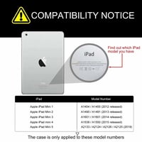 Husă Fancity pentru iPad Mini 1 2 3 4 5, compatibilă cu modelele de 7,9 inchi (2012-2015, 2019) - Husă de protecție pentru tabletă 2