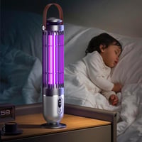 FanFu Guo Elektromos Rovarcsapda UV Lámpa Szúnyog Légy Csapda Éjszakai Fény Fekete 2