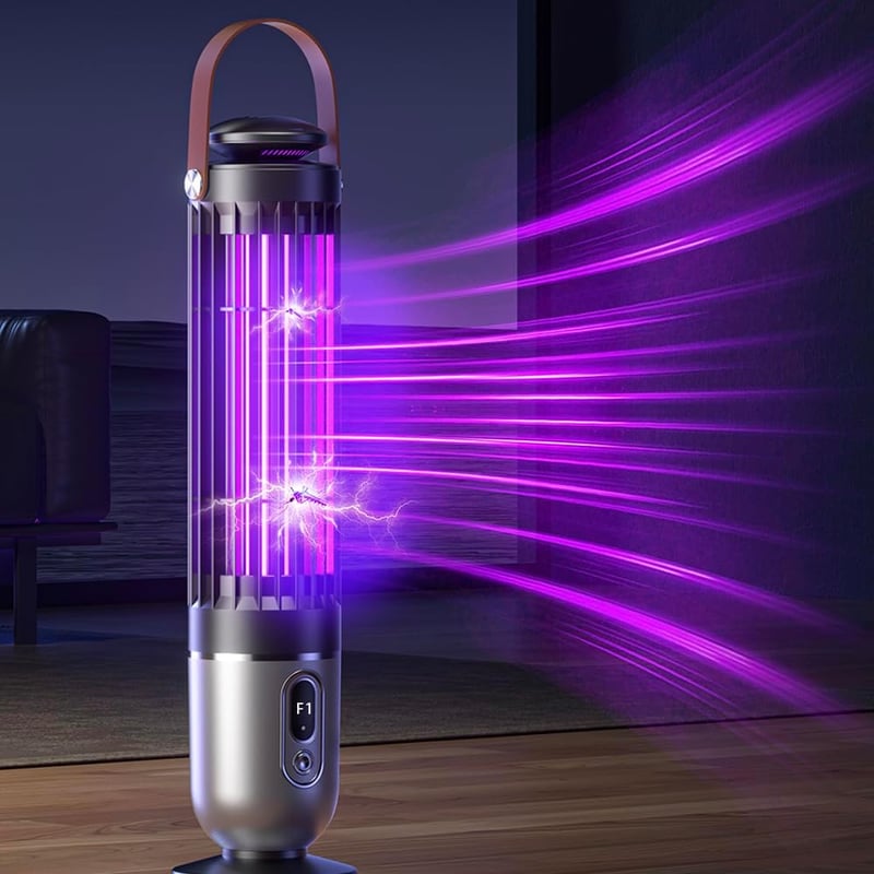 FanFu Guo Elektromos Rovarcsapda UV Lámpa Szúnyog Légy Csapda Éjszakai Fény Fekete