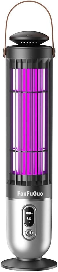 FanFu Guo Elektromos Rovarcsapda UV Lámpa Szúnyog Légy Csapda Éjszakai Fény Fekete 9