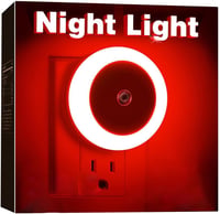 FanFuGuo LED Éjszakai Lámpa Gyerekeknek Szenzorral 3db Piros 1