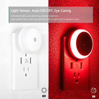 FanFuGuo LED Éjszakai Lámpa Gyerekeknek Szenzorral 3db Piros 3