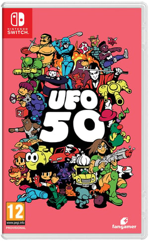 Joc Fangamer UFO 50 pentru Nintendo Switch - Desigilat, produs tip outlet, colecție de 50 de minijocuri retro