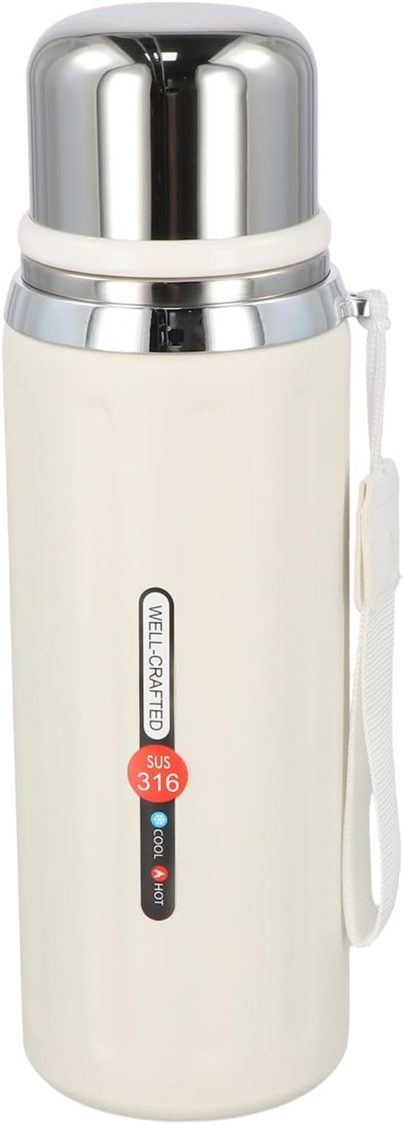 Fangehong 800ml rozsdamentes acél termosz palack teaszűrővel, vákuum szigetelt