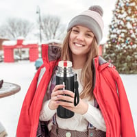 Fangehong 800ml rozsdamentes acél termosz palack teaszűrővel, vákuum szigetelt 5