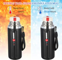 Fangehong 800ml rozsdamentes acél termosz palack teaszűrővel, vákuum szigetelt 4