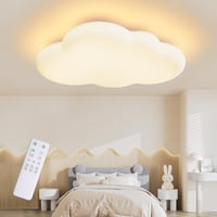 FANLG LED Mennyezeti Lámpa 45W 50cm Felhő Forma Dimmelhető Távirányítóval 3000-6000K - B50 Cm Dimmable 1