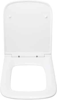 Fanmitrk Négyzet WC-ülőke Soft-Close Mechanizmussal, Fehér Duroplast 7