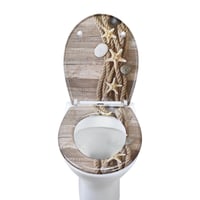 Fanmitrk UF819-37 duroplast WC daska sa soft-close mehanizmom, motiv užeta 2