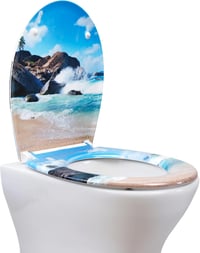 Fanmitrk WC ülőke soft-close mechanizmussal, gyorsfeloldás, duroplast fedél 3