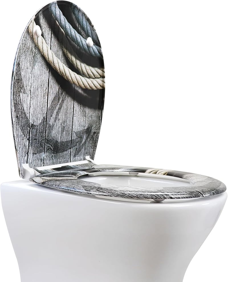 Fanmitrk WC ülőke soft-close mechanizmussal, gyorslecsapódás funkcióval