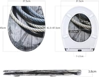 Fanmitrk WC ülőke soft-close mechanizmussal, gyorslecsapódás funkcióval 4