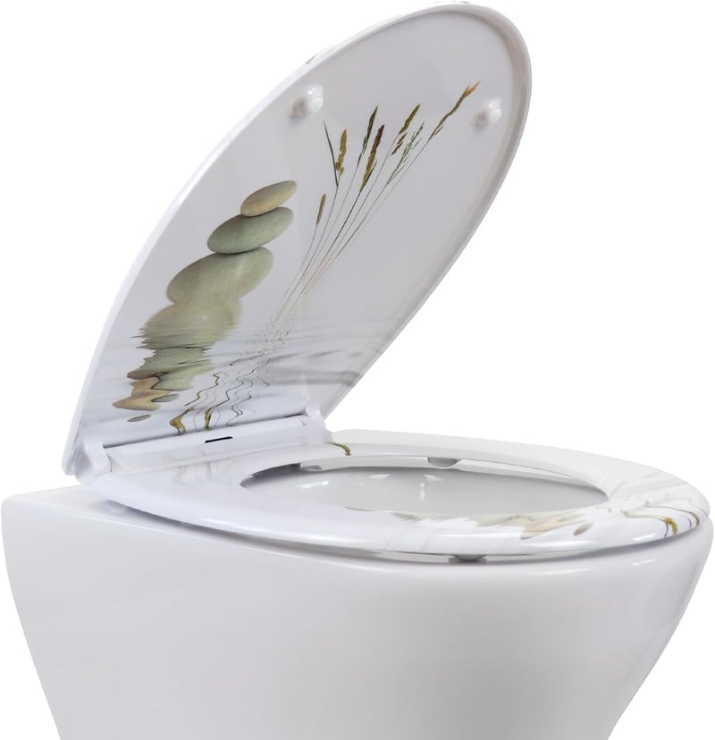 Fanmitrk WC ülőke soft-close mechanizmussal, gyorsleoldás, duroplast fedél
