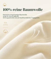 FANSU Okrugla rastezljiva plahta 180x180+25 cm bež, mekana pamučna plahta na gumu za boxspring krevete, prozračna zaštita za madrac za hotele i vodene krevete 4