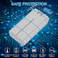 Fantasyo DJI Mini 2 SE Intelligens Akkumulátor 2400mAh 2db + LED Töltő Szett 5