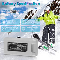 Fantasyo DJI Mini 2 SE Intelligens Akkumulátor 2400mAh 2db + LED Töltő Szett 3